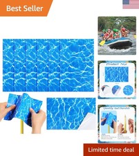 6 Heavy-Duty PVC Pool Repair Patches 8.45x5.51 for Seamless Underwater Repairs