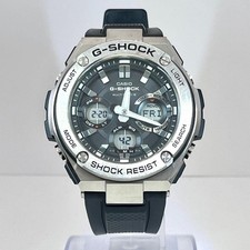 G-SHOCK GST-W110 Solar Watch Silver Tested G-Steel Men's Timepiece