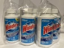 QTY 6 Windex Glass Cleaner Concentrate,  2.9 Ounce Concentrated Refill Bottles