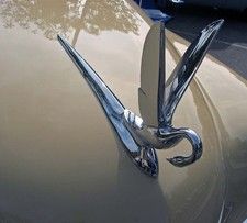 Early Packard Front Bonnet Hood Ornament Mascot Big Early Packard Front Bonnet Hood Ornament Mascot Big