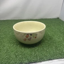 vintage ART DECO Hall China Co. (Sunshine) serving bowl CROCUS c.1930s  6"