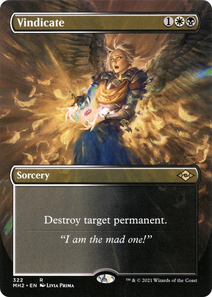 Vindicate (Borderless) [Modern Horizons 2 - 322] NM