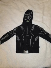 Disney Store Star Wars Darth Vader Full Zip Hoodie Boy's Youth Size 7-8 Jacket