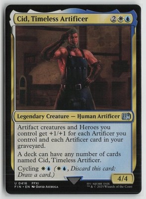 Cid, Timeless Artificer (0416) LP 416 FINAL FANTASY Magic: The Gathering