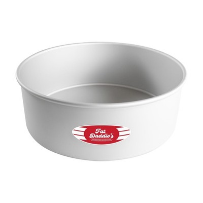Fat Daddio's PRD-104 Round Cake Pan, 10 x 4 Inch, Silver 10 x 4