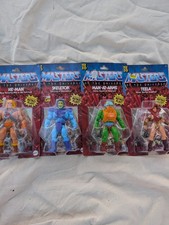 Mattel Masters of the Universe 4 Figure Lot He-Man Skeletor Teela Man-At-Arms