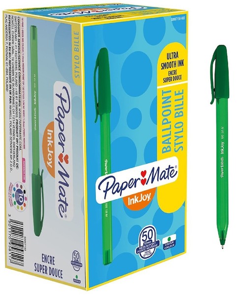 Paper Mate Inkjoy 100 Kugelschreiber GrüN, 50Er-Pack-image