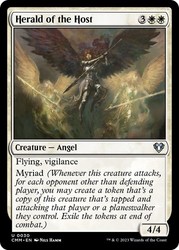 Herald of the Host #30 Commander Masters MTG