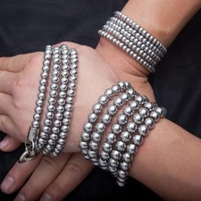 Martial Arts Stainless Steel Bracelet Necklace Pendant Kung Fu Beads Chain new
