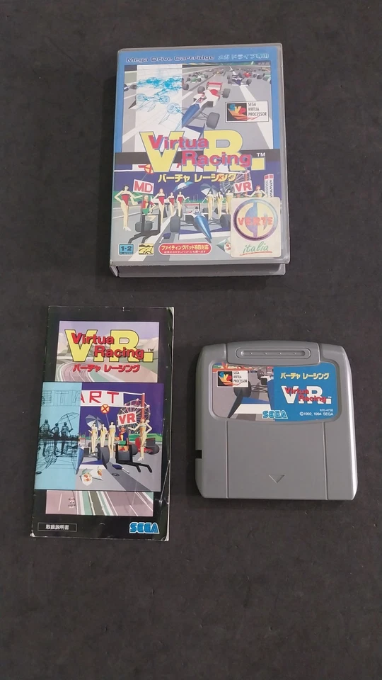 VIRTUA RACING SEGA MEGADRIVE JAPAN GIAPPONESE USATO COMPLETO - Immagine 4 di 4