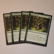 Magic: The Gathering Wizards Sylvan Bounty Instant Conspiracy: Take the Crown x4