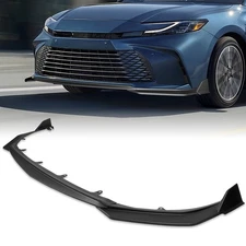 For 2025-2026 Toyota Camry LE XLE Matt Black Front Bumper Lip Spoiler Splitter