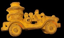 1930s Cast Iron Arcade Boiler Pumper Fire Truck