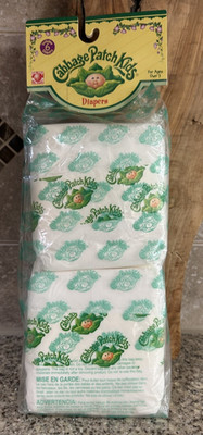 Cabbage Patch Kids~Play Along~Doll Diapers~Sealed Bag of 6