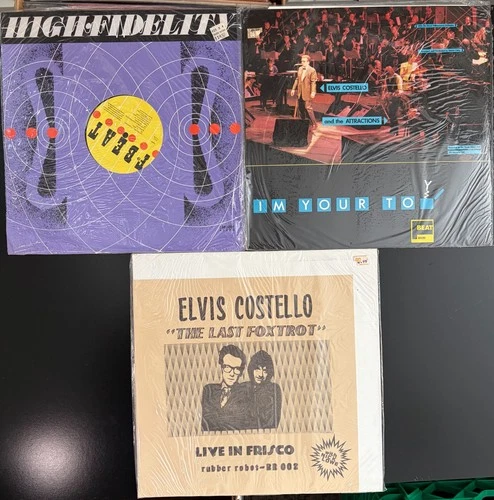 Elvis Costello SEALED 3x Record BUNDLE UK New Wave Rock 70s 80s Vinyl LP 12"