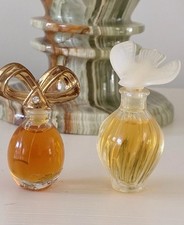 Mini Nina Ricci L'Air du Temps  Lalique &elizabeth Taylor White Diamonds Perfume