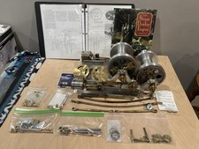 Scale Model Steam Donkey Engine Partially Assembled