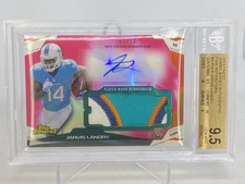 2014 REFRACTOR Jarvis Landry   4 CLR  ROOKIE AUTO RC /10 BGS 9.5/10 GEM MT