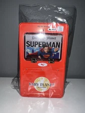 *READ DESCRIPTION* DC SUPERMAN KRYPTO 2025 NEWSPAPER STAND POPCORN BUCKET AMC