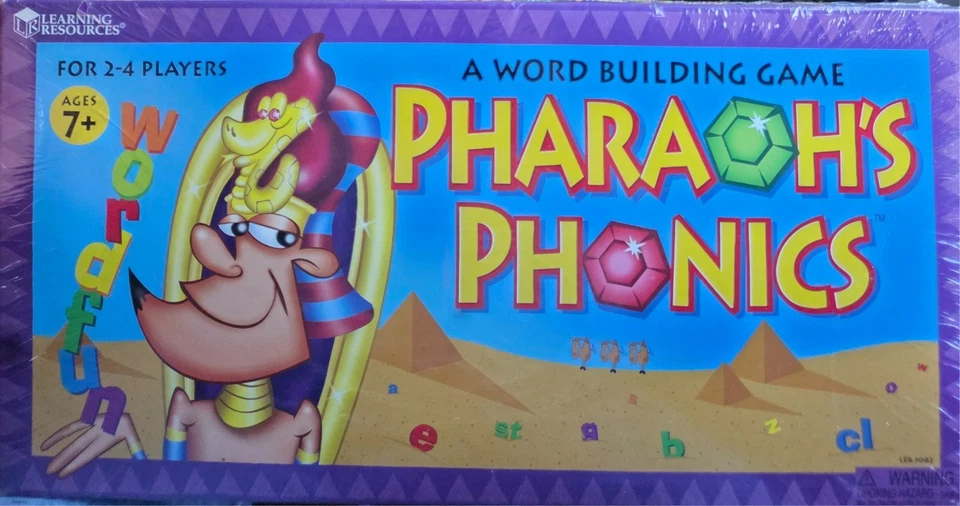 Pharaoh's Phonics Board Game by Learning Resources (ages 7+) Word Building Game - Image 2 of 4