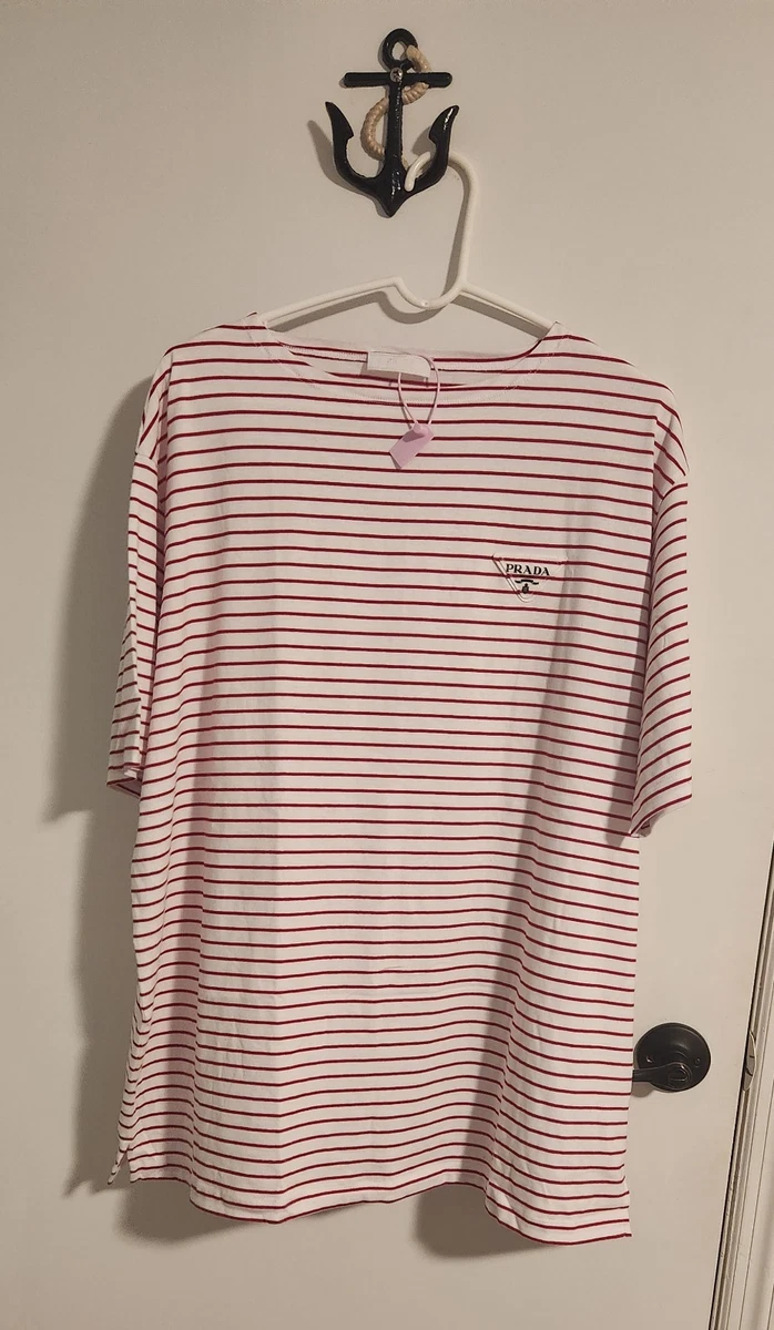 PRADA Striped Regular Size T-Shirts for Men for sale | eBay