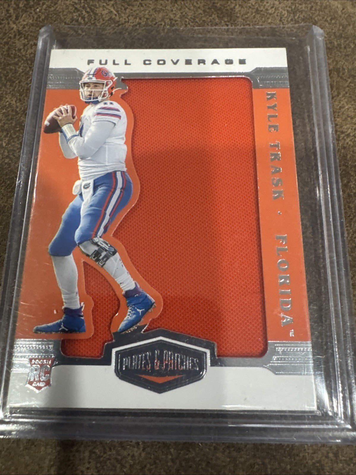 Kyle Trask Panini Chronicles Draft Picks Plates and Patches Full Coverage #KT Base