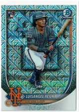 2025 Bowman Chrome - Luisangel Acuna #32 Mojo Refractor (RC)