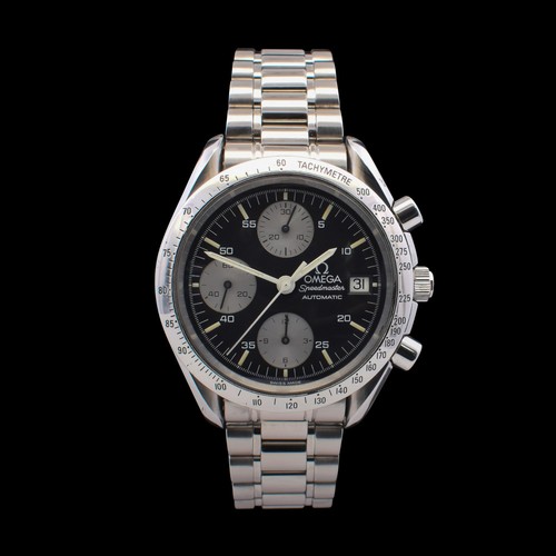 Omega Speedmaster Date | Black Reverse Panda Dial | Yellow Patina I Ref. 3511.50