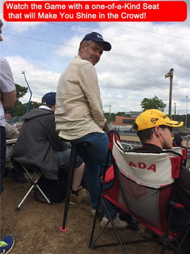 Tragbarer klapphocker Hochwertiger Wanderstock mit integriertem Sitz verstellbar - Bild 11 von 13