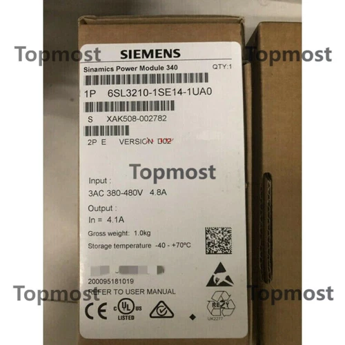 New Siemens 6SL3210-1SE14-1UA0 converter power module PM340 vip DHL