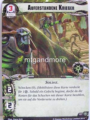 Warhammer 40000 Conquest LCG - 1x #107 Auferstandene Krieger - Gegen den Feind
