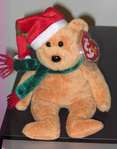 2003 holiday teddy beanie baby value