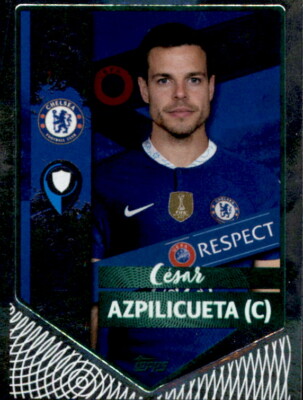 Champions League 22/23 Sticker 136 Cesar Azpilicueta Parallel GREEN - Chelsea FC