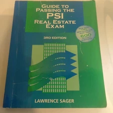 Guide to Passing the P. S. I. Real Estate Exam by Lawrence Sager (1997, PB)
