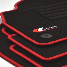 Mattenprofis Velours Fußmatten Edition rot für VW Golf 7 VII Variant ab 2012 - 