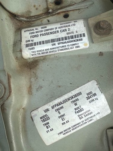 2003 Ford BA Falcon Air Con Blower Fan XR6 XR8 Fairmont Sedan Wagon #B394 - Picture 12 of 12