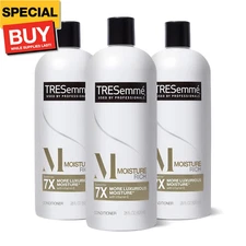 Moisture Rich Hydrating Conditioner 3 Count for Dry Hair Formulated With Pro Sty