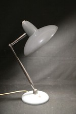 lampada scrivania anni 50 antica vintage smaltata orientabile ufficio Bauhaus