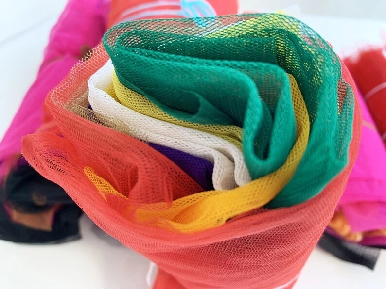 Plain Soft Tulle / Net Fabric Scraps - Sale by weight - 50 gms / 1.75oz - Image 2 of 4