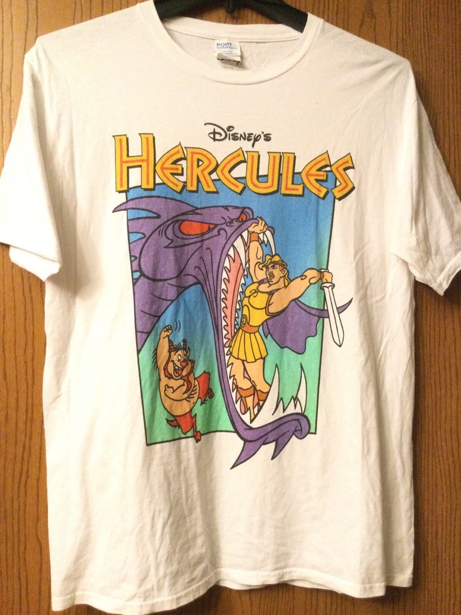 Hercules - White Disney Shirt - L | eBay