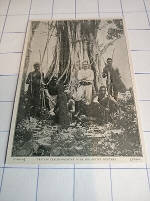 Captain Cavley-Webster mit seinen heimischen Jägern 1899