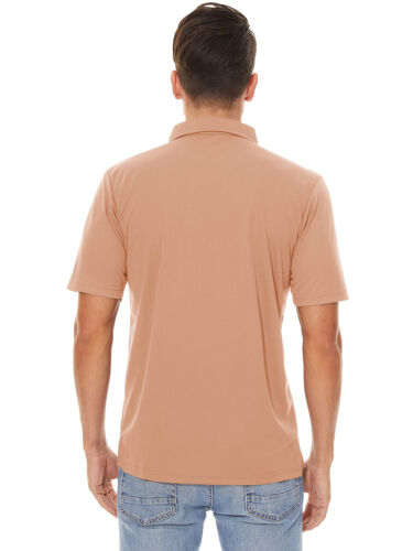 Men's Casual Polo Shirts Short Sleeve Quick Drying Outdoor Golf Sport Work Tops - Picture 45 of 126