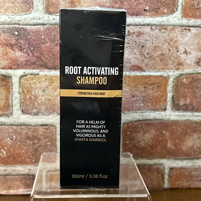 Lot of 2 Sparta Root Activating Shampoo - 2x 3.38 oz - Exp: 09/2026