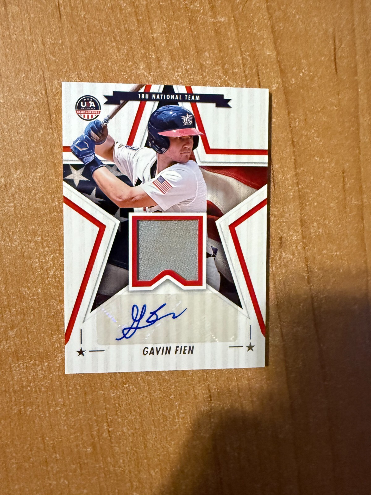 2025 Panini Stars & Stripes - Gavin Fien - 18UTeam USA Auto Relic