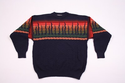 Vintage Sunset Sweater Wool Summit Sports made in Gr. Britain size M