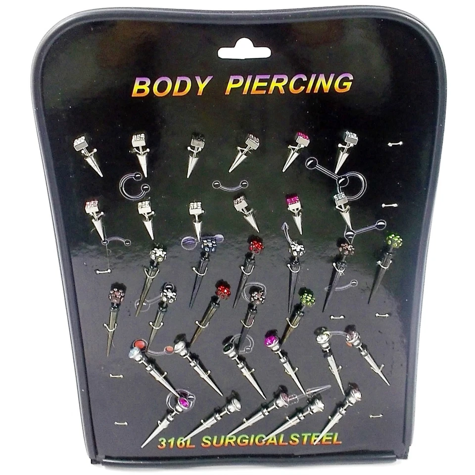 Lotti stock Misti Dilatatori Spirali Espansore Coni Claw lobi orecchio Piercing - Immagine 2 di 4