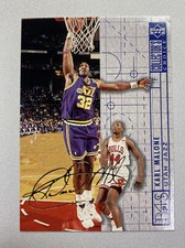 1994-95 Collector's Choice Gold Signatures Card #397 Karl Malone Utah Jazz HOF
