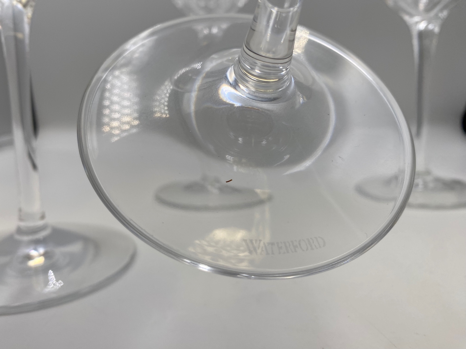 Set of 4 Waterford Crystal LISMORE ESSENCE White Wine Glasses eBay