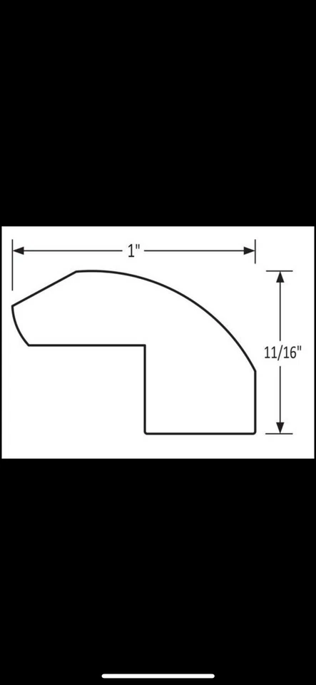Marco de póster y foto redondeado Mainstays 18" X 24", negro Foto 2 de 4