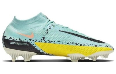 【美品✨】NIKE PHANTOM GT2 ELITE FG Phantom GT2 Elite DF FG Men Sz 13 Glacier Ice/Black CZ9889 408